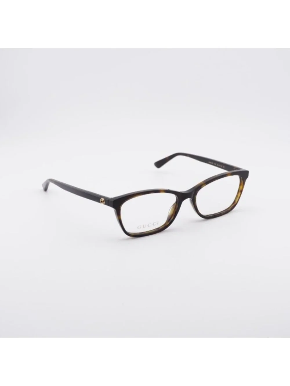 Gucci GG0613O 002 Eyeglasses Havana 52mm Rectangle Frame